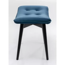 Best Hocker Black Vicky Velvet Petrol 46X59Cm Sitzbänke