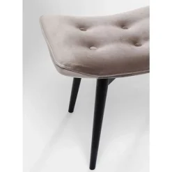 Online Hocker Black Vicky Velvet Grau 46X59Cm Sitzbänke