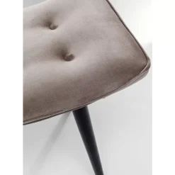 Online Hocker Black Vicky Velvet Grau 46X59Cm Sitzbänke