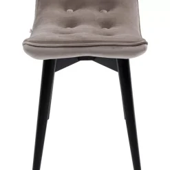 Online Hocker Black Vicky Velvet Grau 46X59Cm Sitzbänke