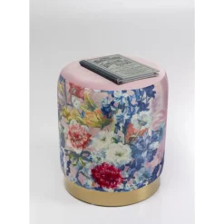 Clearance Hocker Cherry Flower Rosa Brass O32Cm Sitzbänke