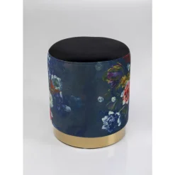 Discount Hocker Cherry Flower Schwarz Brass O32Cm Sitzbänke