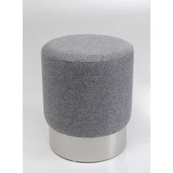 Sale Hocker Cherry Lina Grau Silver O35Cm Sitzbänke
