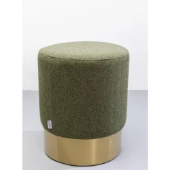 Hocker Cherry Lina Grun Brass O35Cm Sitzbänke