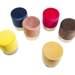 Clearance Hocker Cherry Rose Brass O45Cm Sitzbänke