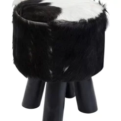 New Hocker Flint Stone Schwarz O35Cm Sitzbänke