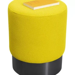 Discount Hocker Jody Gelb Mesh Schwarz O35Cm Sitzbänke