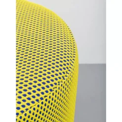New Hocker Jody Gelb Schwarz Mesh Schwarz O35Cm Sitzbänke
