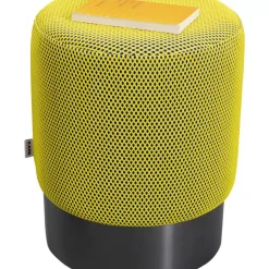 New Hocker Jody Gelb Schwarz Mesh Schwarz O35Cm Sitzbänke