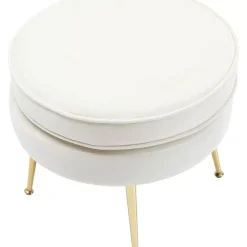 New Hocker Water Lily Beige Sitzbänke