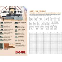 New Infinity Hocker 68 Elements Grau Sitzbänke