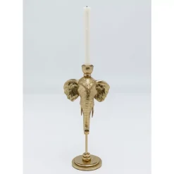 Outlet Kerzenständer Elephant Head Gold 36Cm Kerzenständer & Laternen