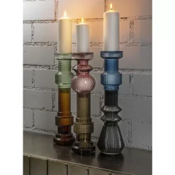 Online Kerzenständer Marvelous Duo Lila Grau 49 Kerzenständer & Laternen