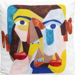 New Kissen Artistic Face 45X45Cm Kissen