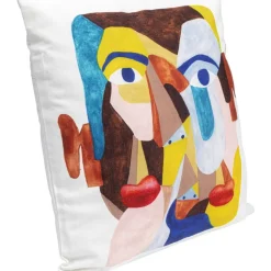 New Kissen Artistic Face 45X45Cm Kissen