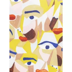 Clearance Kissen Artistic Faces 45X45Cm Kissen