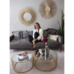 Discount Kissen Ginkgo Beige 28X50Cm Kissen