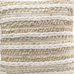 New Kissen Loop Knit Beige 45X45Cm Kissen