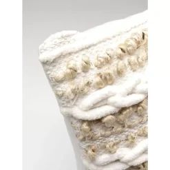 New Kissen Loop Knit Beige 45X45Cm Kissen