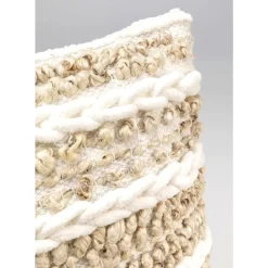 New Kissen Loop Knit Beige 45X45Cm Kissen