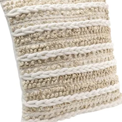 New Kissen Loop Knit Beige 45X45Cm Kissen