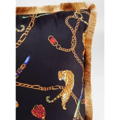 Sale Kissen Tiger Chain Schwarz 45X45Cm Kissen
