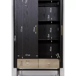 Sale Kleiderschrank Milano 180X110 Regale