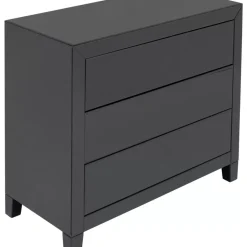 Best Kommode Luxury Push 3 Schube Grau Kommoden & Sideboards