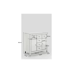 New Kommode Luxury 2-Turig 6 Schube Kommoden & Sideboards