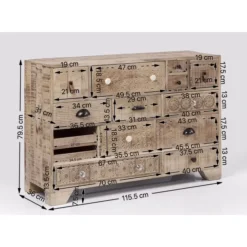 New Kommode Puro 14 Schube Kommoden & Sideboards