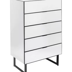 Best Kommode Soran 5 Schube Schwarz 65X114Cm Kommoden & Sideboards