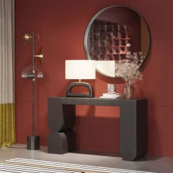 Best Konsole Curve Schwarz 120X76Cm Kommoden & Sideboards