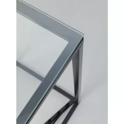 Online Konsole Laser Schwarz Klarglas 120X40Cm Kommoden & Sideboards