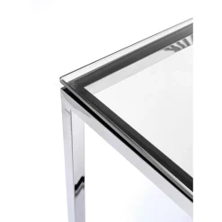 Best Konsole Laser Silber Klarglas 120X40 Kommoden & Sideboards