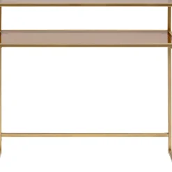 Outlet Konsole Loft Gold 85X80Cm Kommoden & Sideboards