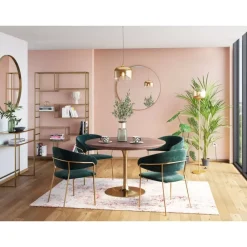 Outlet Konsole Loft Gold 85X80Cm Kommoden & Sideboards