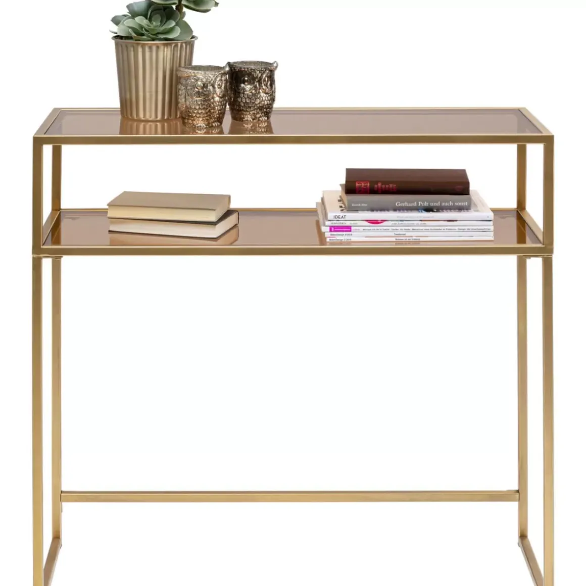 Outlet Konsole Loft Gold 85X80Cm Kommoden & Sideboards