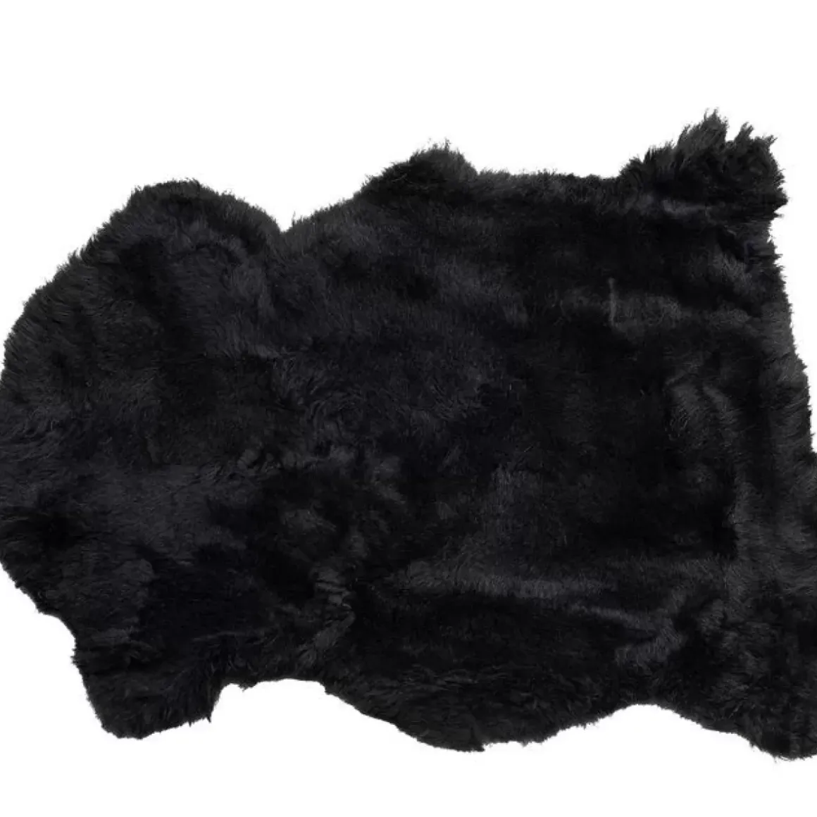 Outlet Lammfell Heidi Schwarz 85X60 Teppiche