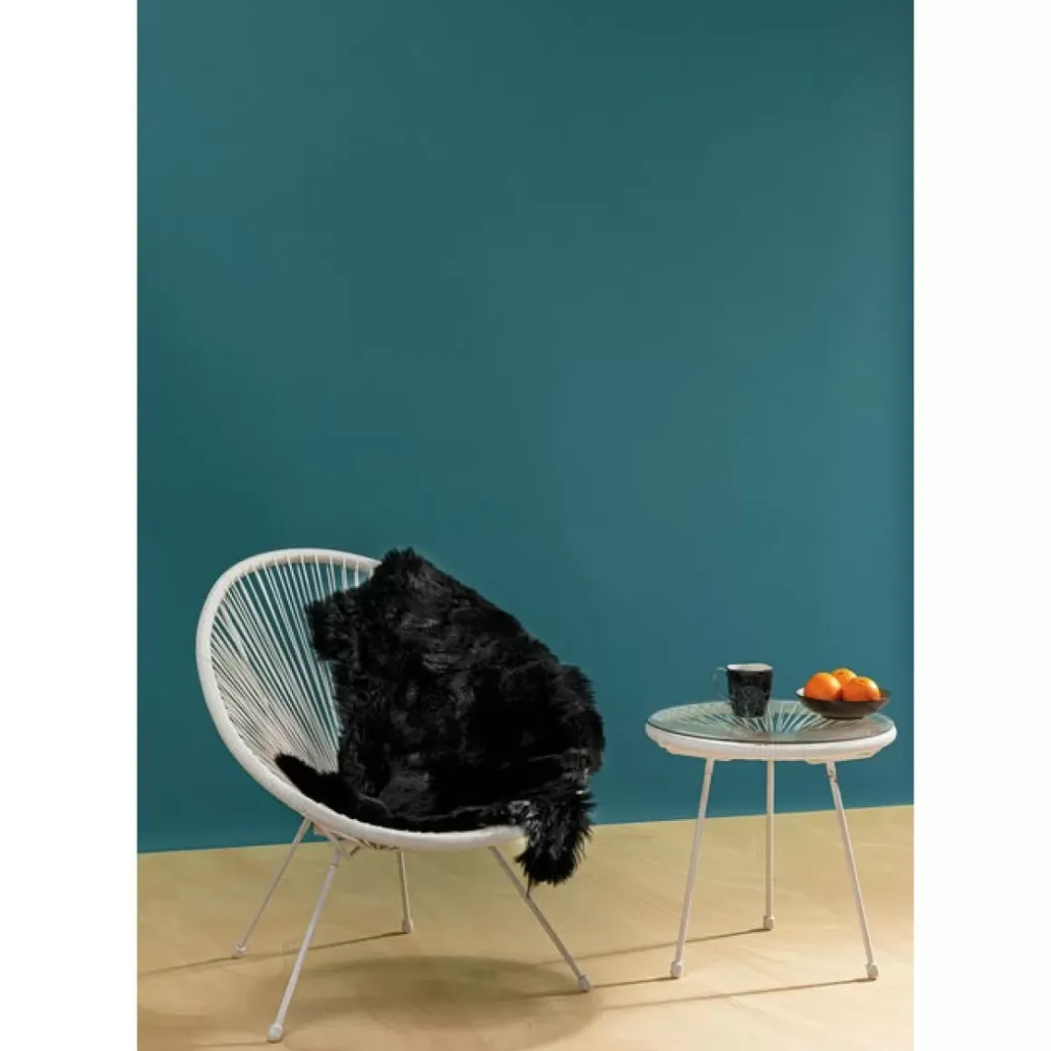 Outlet Lammfell Heidi Schwarz 85X60 Teppiche