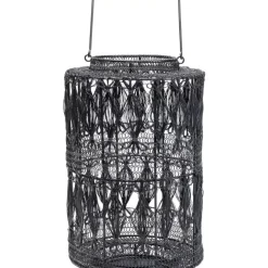 Sale Laterne Hayat Schwarz 37Cm Kerzenständer & Laternen