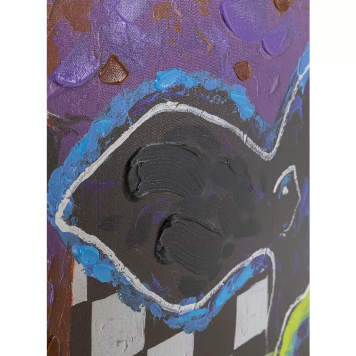 Online Leinwandbild Colorful Cows 120X90Cm Bilder