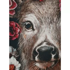Sale Leinwandbild Deer In Flower 90X140Cm Bilder