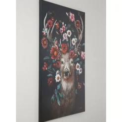 Sale Leinwandbild Deer In Flower 90X140Cm Bilder