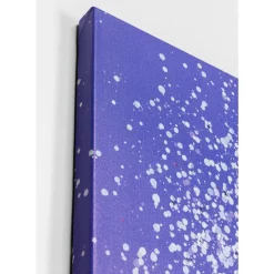 Outlet Leinwandbild Flower Boat Lila Weis 120X160Cm Bilder