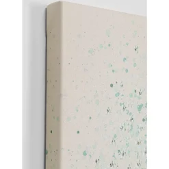 Outlet Leinwandbild Flower Boat Beige Grun 80X100Cm Bilder