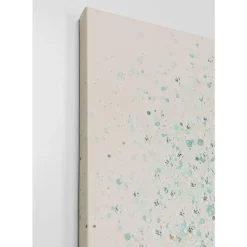 Outlet Leinwandbild Flower Boat Beige Grun 120X160Cm Bilder