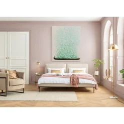 Outlet Leinwandbild Flower Boat Beige Grun 120X160Cm Bilder