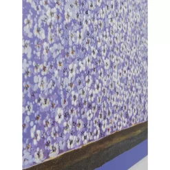 Online Leinwandbild Flower Boat Lila Weis 80X100Cm Bilder