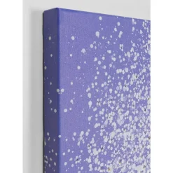 Online Leinwandbild Flower Boat Lila Weis 80X100Cm Bilder