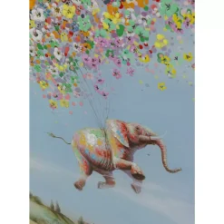 Online Leinwandbild Flying Elephant In Day 120X160Cm Bilder
